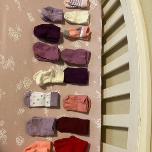 Assorted Colorful Kids Socks Set (15 pairs)